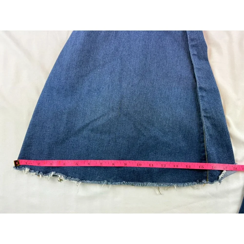 We The Free People Just Float On Flare Jeans Women's 26 Raw Hem High Rise - Picture 10 of 10